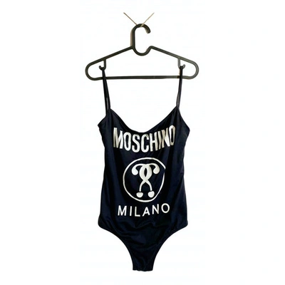 Pre-owned Moschino One-piece Swimsuit In Black