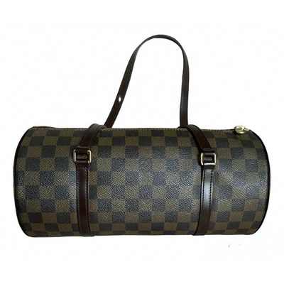 Pre-owned Louis Vuitton Papillon Brown Cloth Handbag