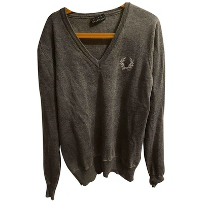 Pre-owned Fred Perry Grey Wool Knitwear