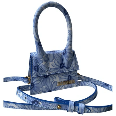 Pre-owned Jacquemus Chiquito Blue Leather Handbag