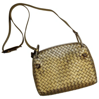 Pre-owned Bottega Veneta Nodini Gold Leather Handbag