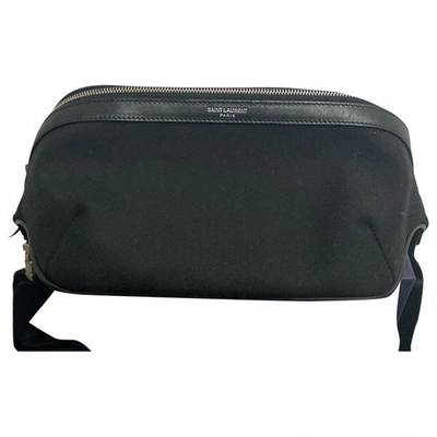 Pre-owned Saint Laurent Black Cloth Small Bag, Wallet & Cases