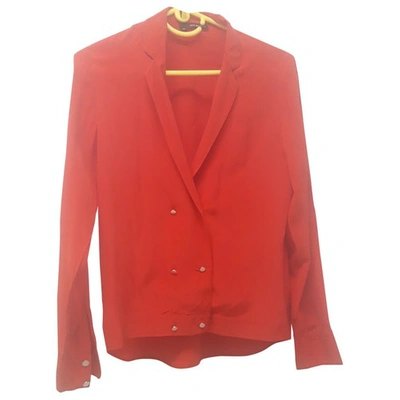 Pre-owned The Kooples Silk Jacket In Red
