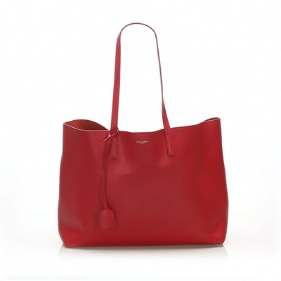 Pre-owned Saint Laurent Red Leather Handbag
