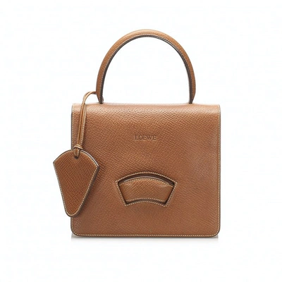 Pre-owned Loewe Brown Leather Handbag