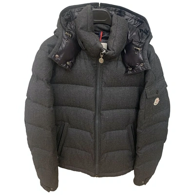 Pre-owned Moncler Grey Wool Jacket