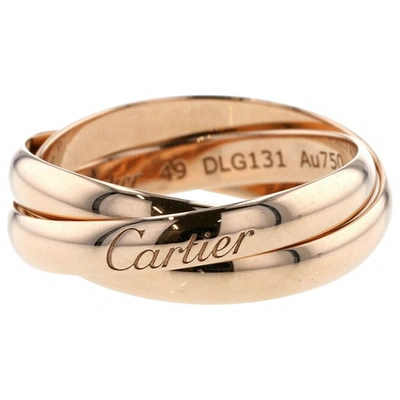Pre-owned Cartier Gold Pink Gold Ring