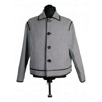 Pre-owned Dsquared2 Wool Jacket In Grey