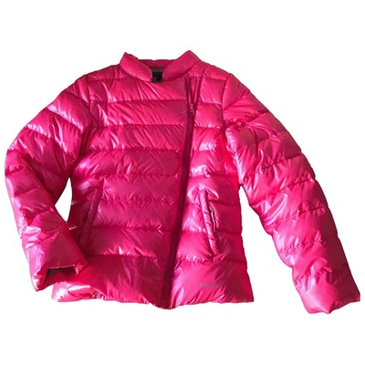 Pre-owned Dkny Pink Leather Jacket