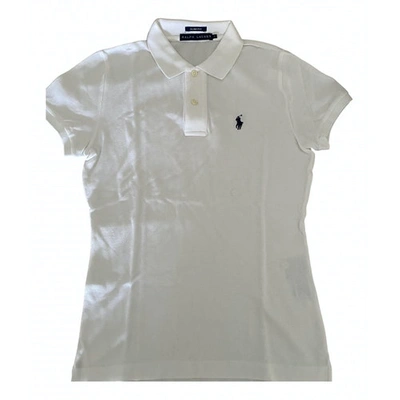 Pre-owned Ralph Lauren White Cotton  Top
