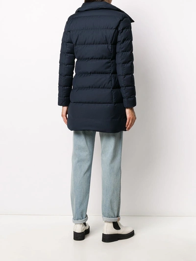 Shop Woolrich Coats In Blu