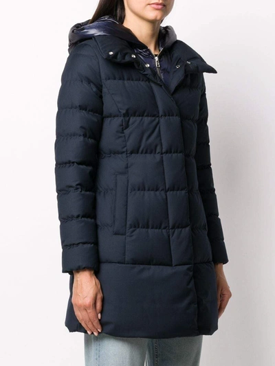 Shop Woolrich Coats In Blu