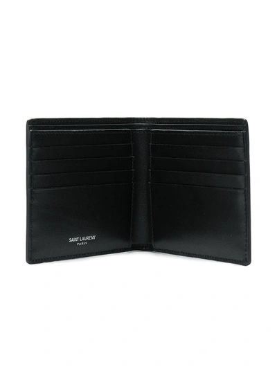 Shop Saint Laurent Credit Card Holder In Black