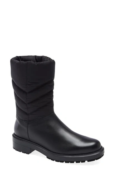 Shop Aquatalia Lori Waterproof Boot In Black/ Black