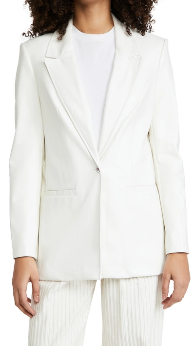 Shop Staud Madden Blazer In Ivory