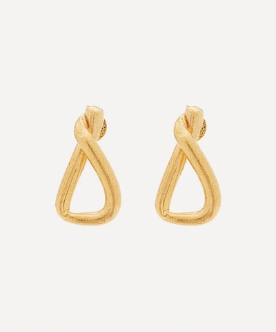 Shop Alighieri Gold-plated The Trembling Bough Stud Earrings