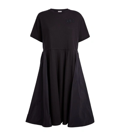 Shop Moncler Cotton Drawcord Dress