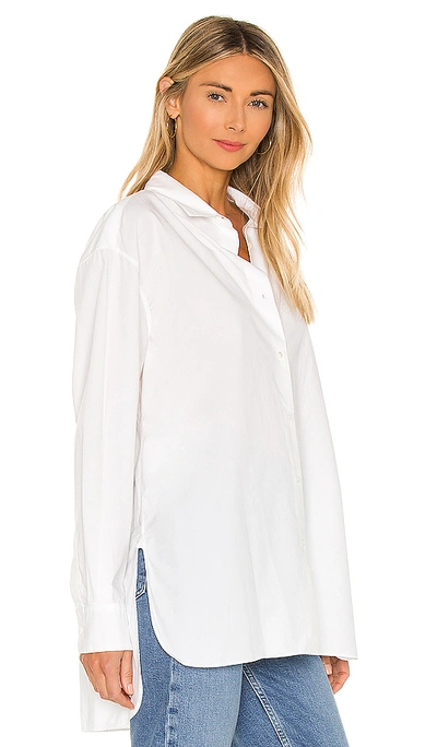 Shop Nili Lotan Yorke Shirt In White