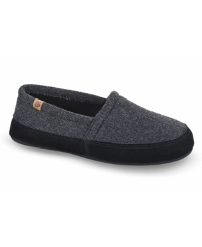 Shop Acorn Men's Moccasin Comfort Slip On Slippers In Dark Charcoal