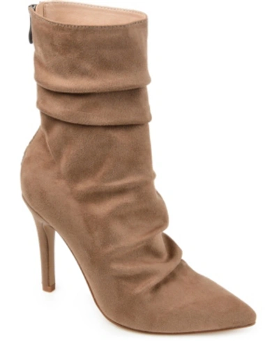Journee Collection Markie Bootie In Tan