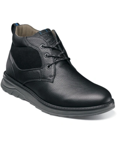 Shop Nunn Bush Men's Luxor Plain Toe Chukka Boot Men's Shoes In Black Tumble