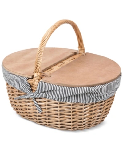 Picnic Time Country Picnic Basket In Navy