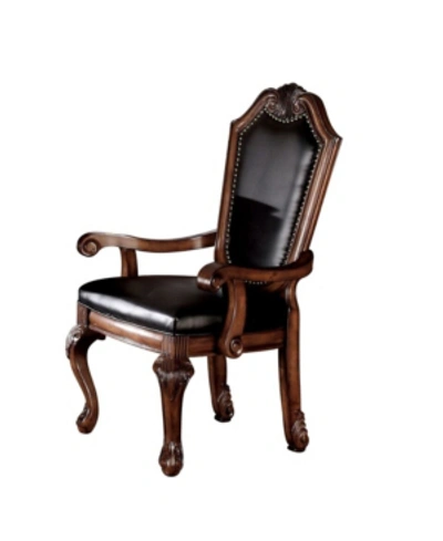 Shop Acme Furniture Chateau De Ville Arm Chair, Set Of 2 In Black