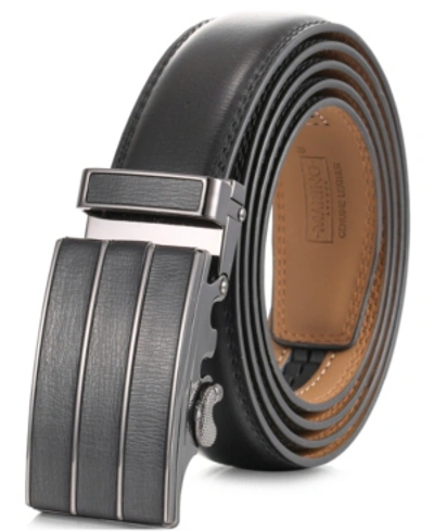 Shop Mio Marino Men's Designer Ratchet Belts In Black