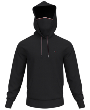 black turtleneck hoodie