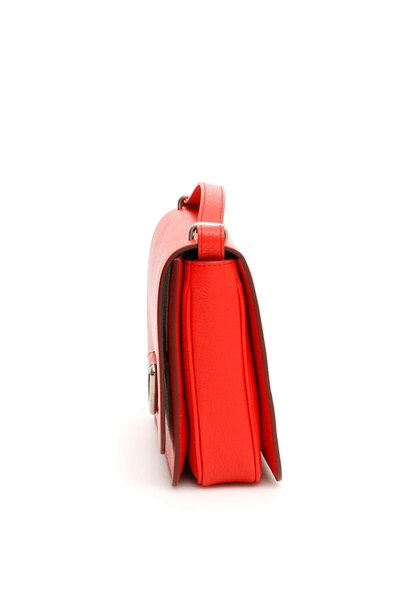 Shop Burberry The D-ring Crossbody Bag In Bright Red