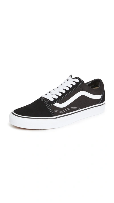 Shop Vans Old Skool Sneakers In Black/white