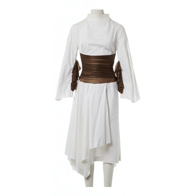 Pre-owned Loewe White Cotton Dress