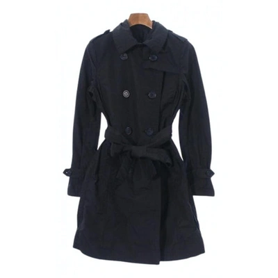 Pre-owned Moncler Navy Trench Coat