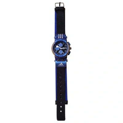 Pre-owned Adidas Originals Watch In Blue