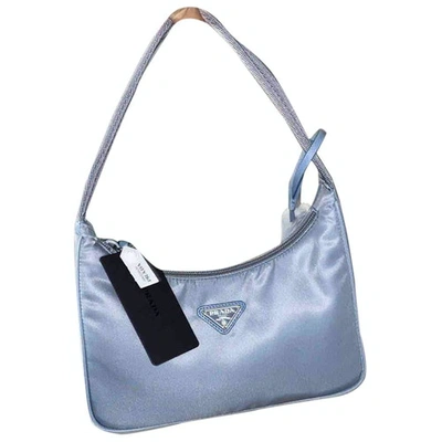 Pre-owned Prada Re-edition Blue Cloth Handbag