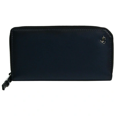 Pre-owned Jimmy Choo Leather Wallet In Black