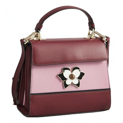 Pre-owned Furla Burgundy Leather Handbag