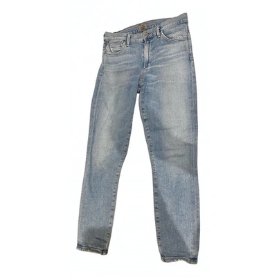 Pre-owned Citizens Of Humanity Blue Cotton - Elasthane Jeans