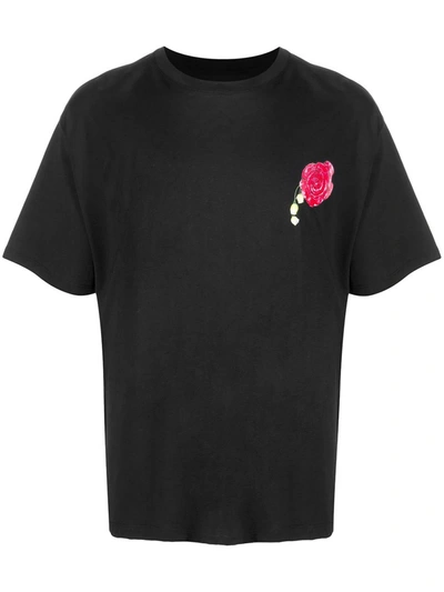 Shop Opening Ceremony Black Cotton T-shirt In Nero