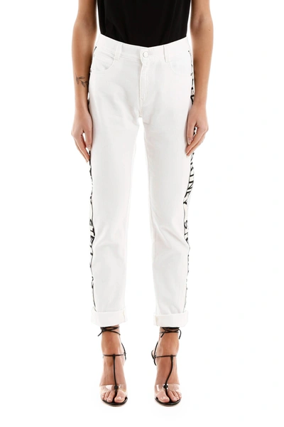 Shop Stella Mccartney Cropped Jeans In Organic White