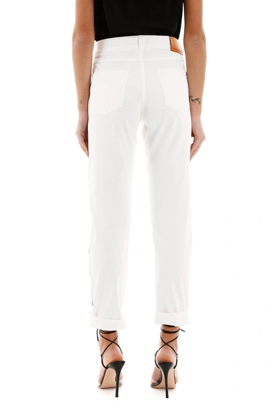 Shop Stella Mccartney Cropped Jeans In Organic White