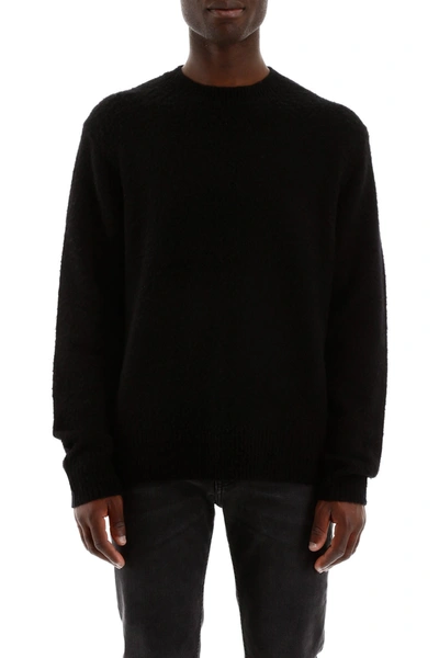 Shop Acne Studios Wool And Cashmere Sweater In Black