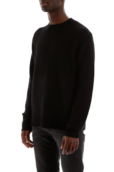 Shop Acne Studios Wool And Cashmere Sweater In Black
