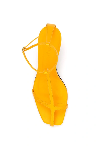 Shop Neous Jumel Sandals In Mustard