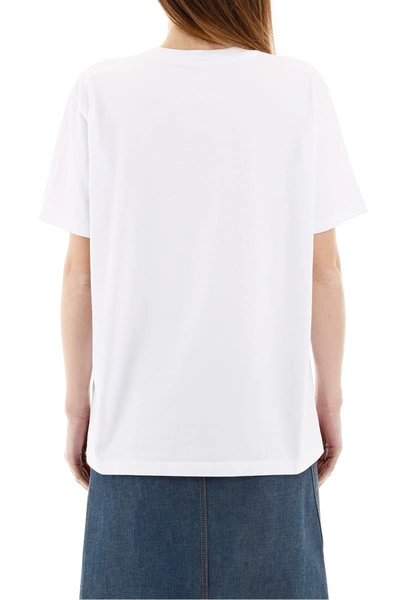 Shop Stella Mccartney We Are The Weather T-shirt In Pure White