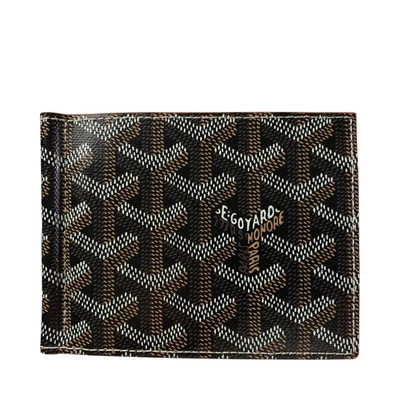 Pre-owned Goyard Saint Thomas Money Clip Wallet Ine Black