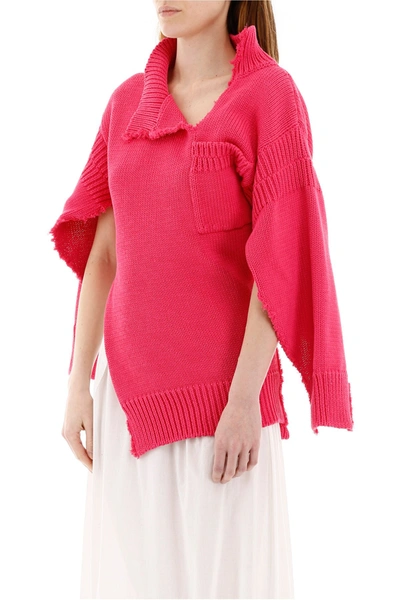 Shop Marni Cotton Sweater In Pink