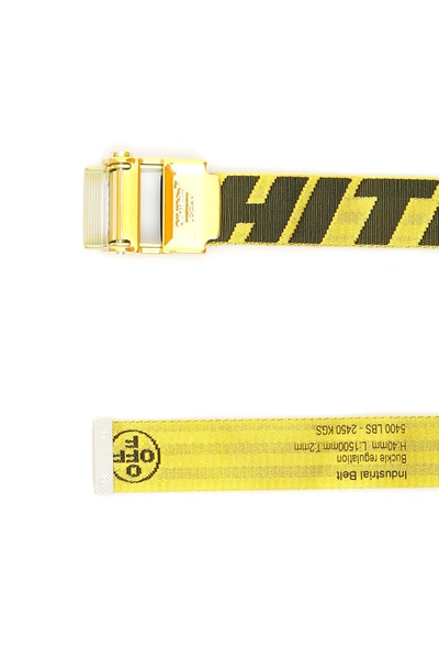 Shop Off-white 2.0 Industrial Belt In Yellow Black