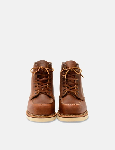 Shop Red Wing Heritage 6" Moc Toe Boots (1907) In Brown