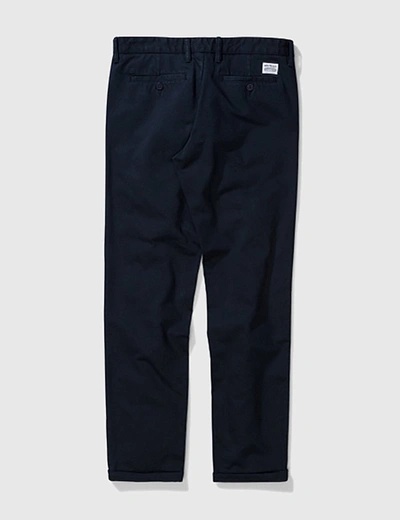 Shop Norse Projects Aros Heavy Chino (regular Fit) In Navy Blue